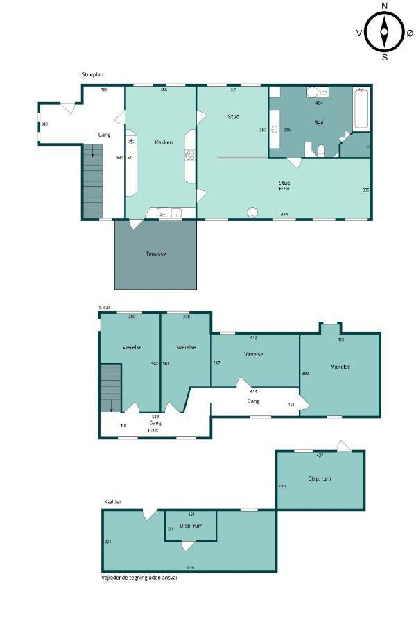 210 M2 Hus Til 8 Gaester - 5 Km Fra Nyt Stort Vandland Nordborg Exterior photo